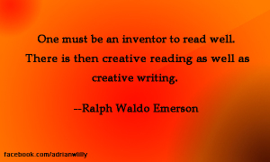Reading is a relationship between an author and a reader.